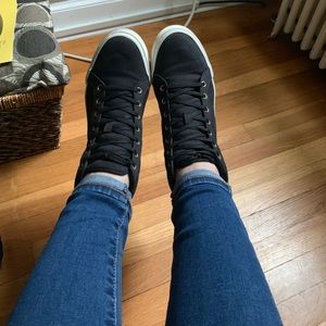 Black high tops sneakers from old navy